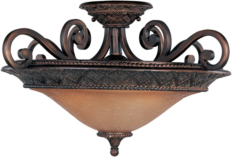 Symphony 3-Light Semi-Flush Mount