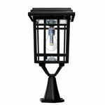 Prairie Bulb Solar Lamp w/GS Light Bulb, 50 Lumens, 3.6V, 1.3 Watts, 2700 CCT, Black or Grey Finish, Post, Flat or Wall Mount