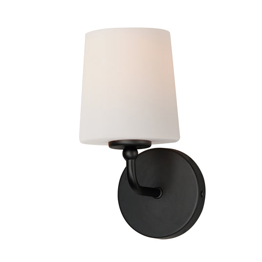 Bristol 1-Light Wall Sconce (Available in Anthracite, Black, Satin Brass, or Satin Nickel)