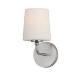 Bristol 1-Light Wall Sconce (Available in Anthracite, Black, Satin Brass, or Satin Nickel)