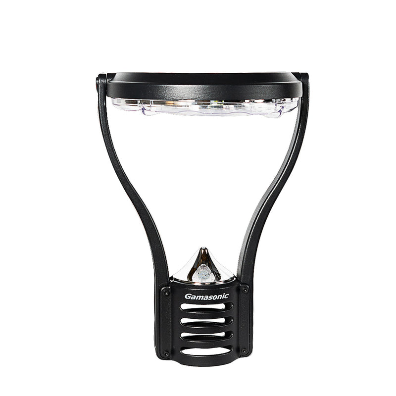 Solar Post Top Light, 2.5 Watt, 150 Lumens, Black