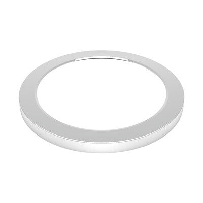 8 Inch Slim Surface Mount Downlight Trim available in Black, Chrome or Nickel