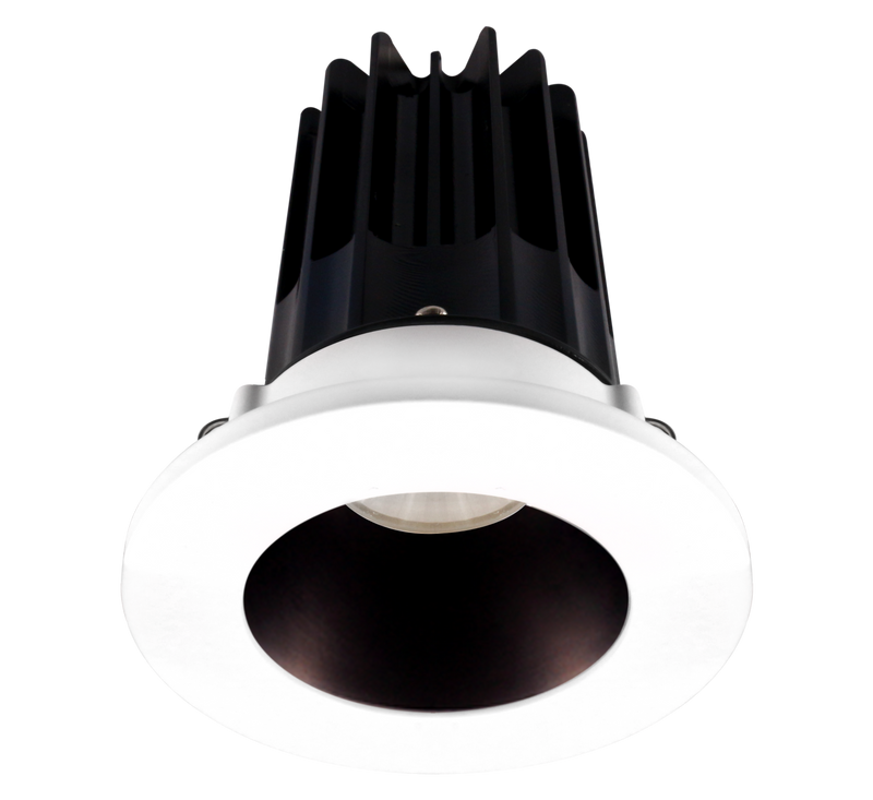 2" Round Recessed LED, 15W, 4000K, Multiple Reflectors and Round Trims