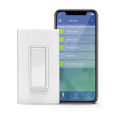 Leviton Decora Smart Wi-Fi 15A Universal LED/Incandescent Switch, Amazon Alexa / Google Assistant Compatible