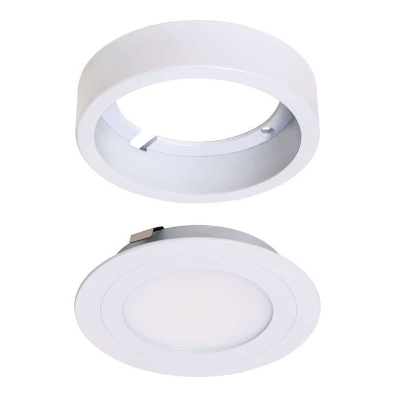 PureVue™ Dimmable LED Puck Light, 4W, 12V or 24V DC, 375 Lumens, 2700K or 4000K