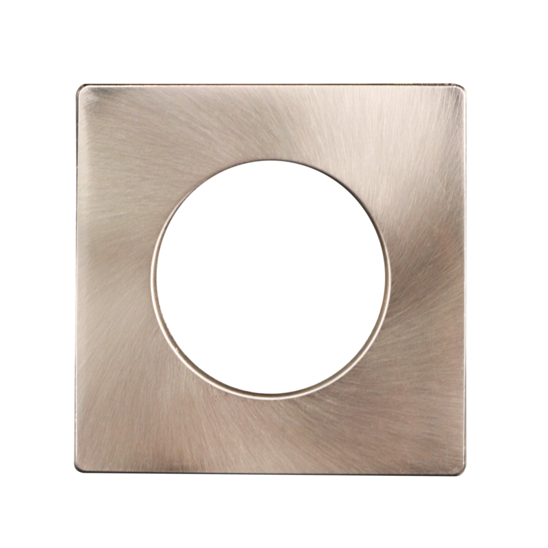 3 Inch Gimbal Square Trim Brushed Nickel Finish