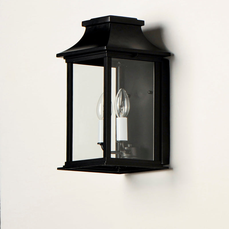 Vicksburg 2-Light Outdoor Pocket Wall Sconce