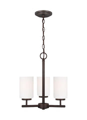 Oslo Collection - Three Light Chandelier | Finish: Burnt Sienna - 31160EN3-710