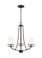 Robie Collection - Three Light Chandelier | Finish: Midnight Black - 3121603-112