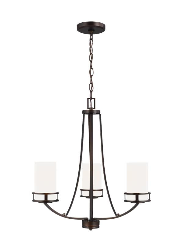 Robie Collection - Three Light Chandelier | Finish: Burnt Sienna - 3121603-710