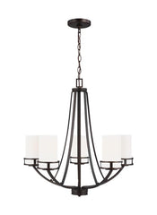 Robie Collection - Five Light Chandelier | Finish: Burnt Sienna - 3121605-710