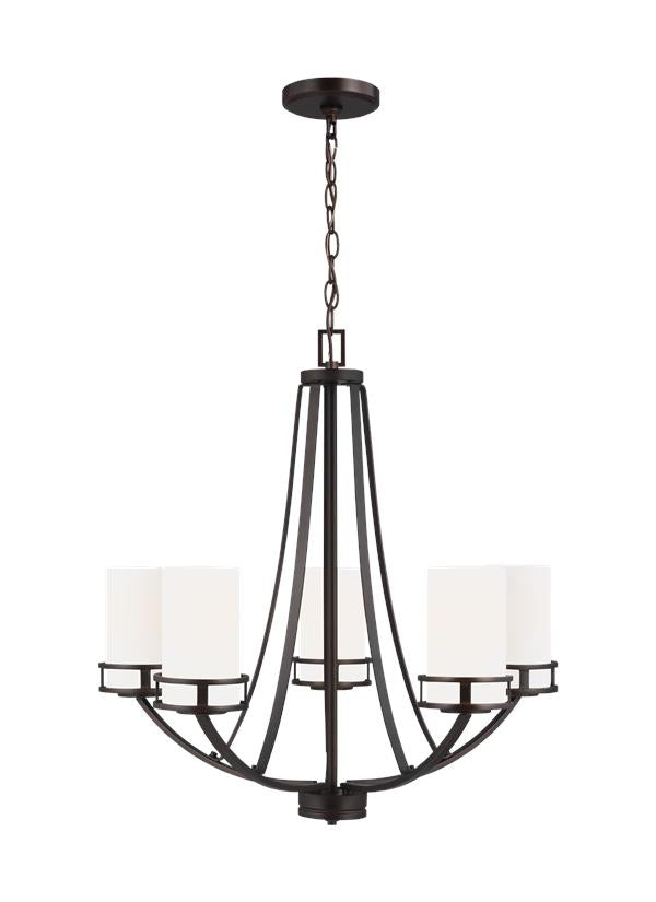 Robie Collection - Five Light Chandelier | Finish: Burnt Sienna - 3121605EN3-710