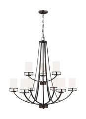 Robie Collection - Nine Light Chandelier | Finish: Burnt Sienna - 3121609-710