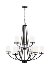 Robie Collection - Nine Light Chandelier | Finish: Midnight Black - 3121609EN3-112