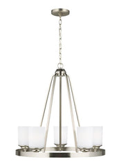 Kemal Collection - Five Light Chandelier | Finish: Brushed Nickel - 3130705EN3-962