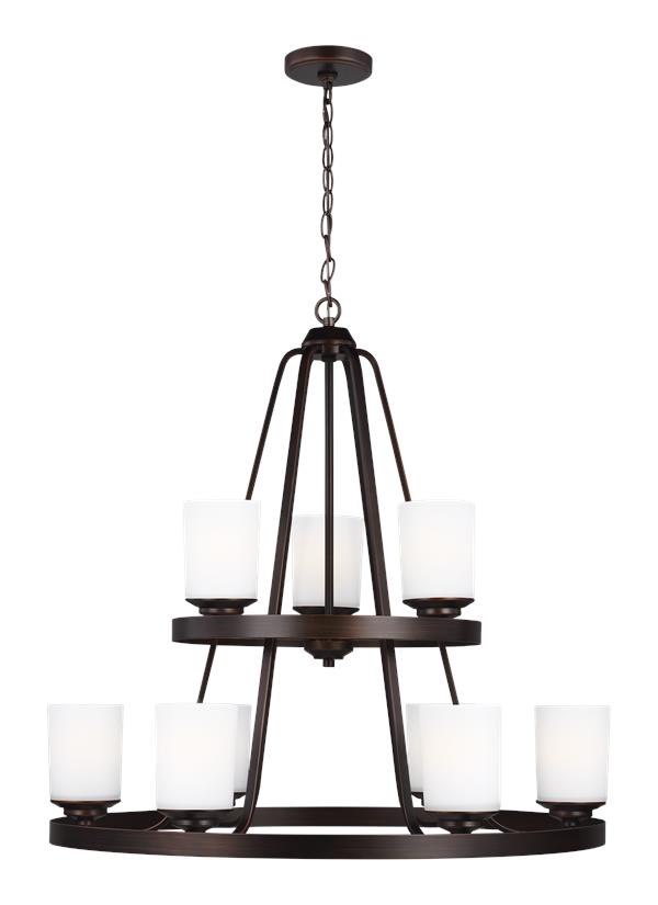 Kemal Collection - Nine Light Chandelier | Finish: Burnt Sienna - 3130709EN3-710