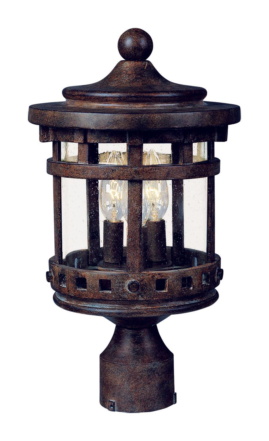 Santa Barbara Cast 3-LT Outdoor Pole/Post Lantern