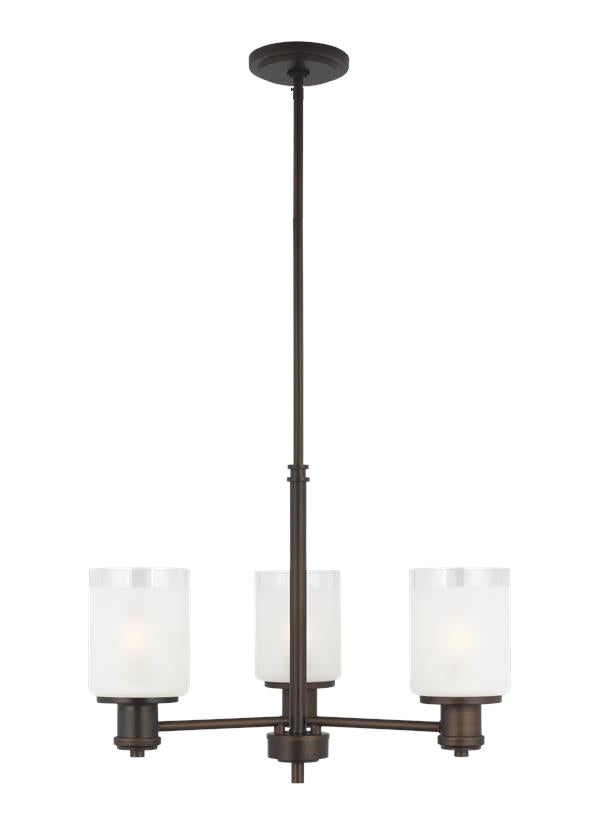 Norwood Collection - Three Light Chandelier | Finish: Burnt Sienna - 3139803EN3-710