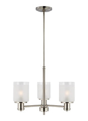 Norwood Collection - Three Light Chandelier | Finish: Brushed Nickel - 3139803EN3-962