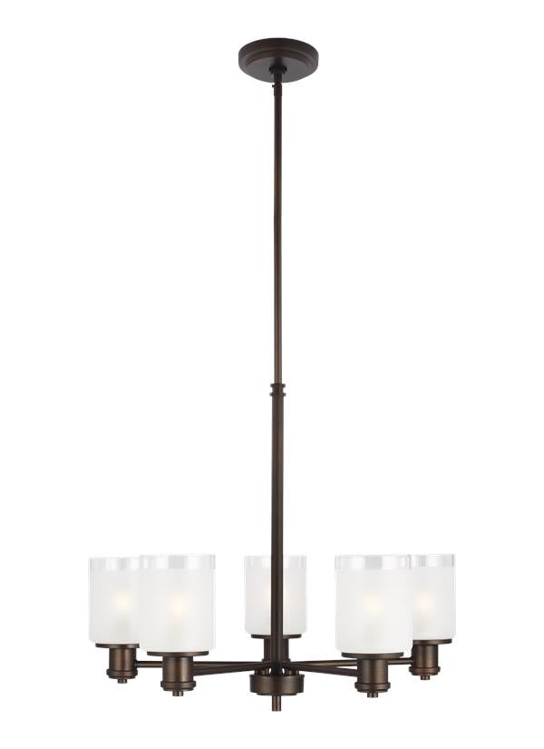 Norwood Collection - Five Light Chandelier | Finish: Burnt Sienna - 3139805EN3-710