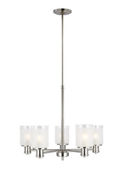 Norwood Collection - Five Light Chandelier | Finish: Brushed Nickel - 3139805EN3-962