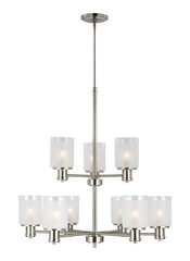 Norwood Collection - Nine Light Chandelier | Finish: Brushed Nickel - 3139809EN3-962