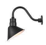 Millennium Lighting LED R Series RLM Outdoor 12" Angle Shade, Satin Black