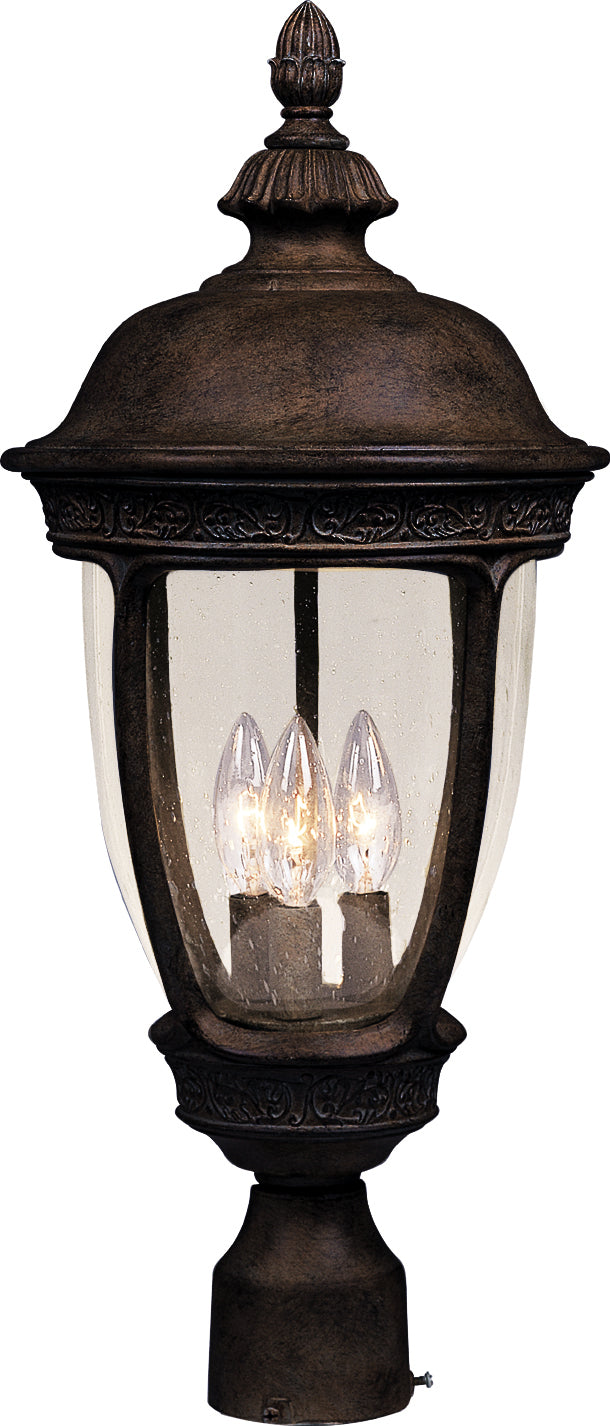 Knob Hill Cast 3-Light Outdoor Pole/Post Lantern