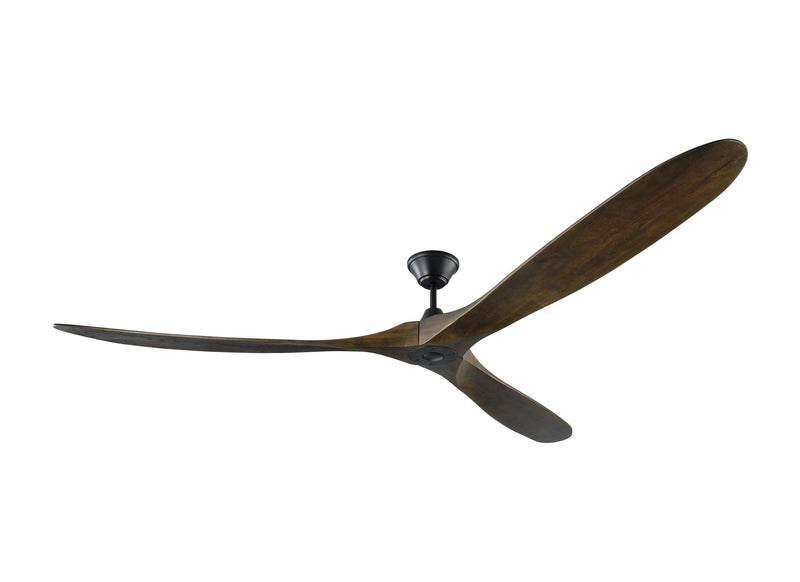 88" Maverick Super Max - Matte Black w/ Walnut Blades