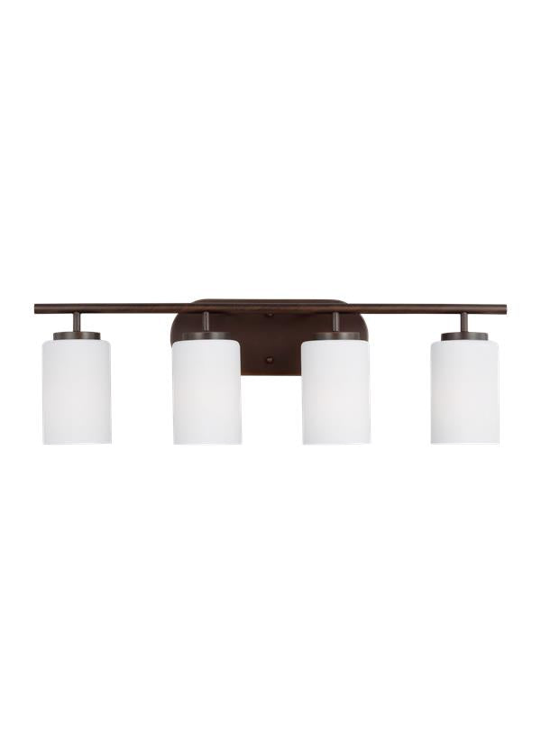 Oslo Collection - Four Light Wall / Bath | Finish: Burnt Sienna - 41163EN3-710