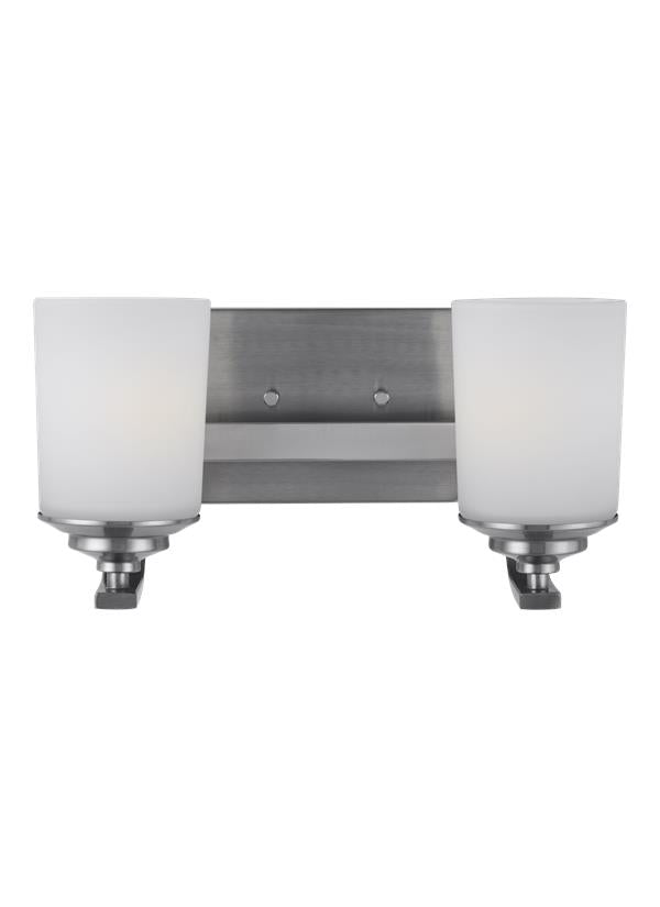 Kemal Collection - Two Light Wall / Bath | Finish: Brushed Nickel - 4430702EN3-962