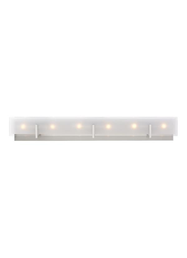 Syll Collection - Six Light Wall / Bath | Finish: Brushed Nickel - 4430806EN-962