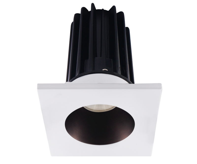 2" Square Recessed LED, 15W, 2700K/3000K/4000K, Multiple Reflectors and Square Trims