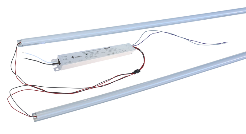 4 Foot LED Magnetic Strip Retrofit Kit for Linear Fixtures, 36W or 50W, 120-277V, 4000K or 5000K