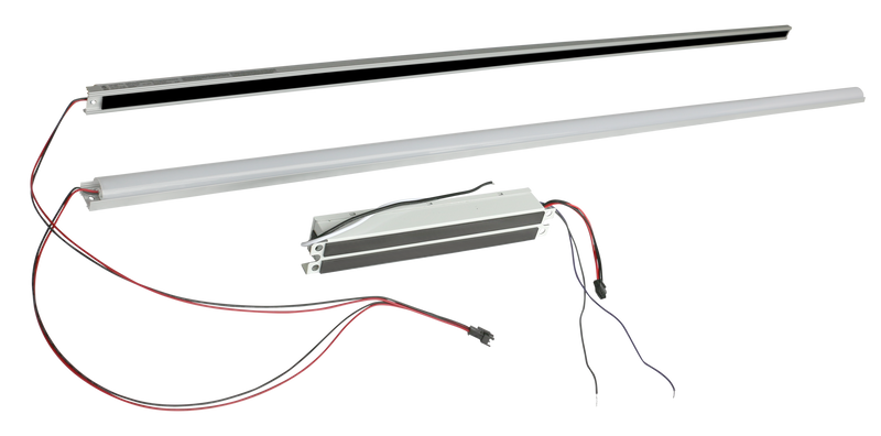 4 Foot LED Magnetic Strip Retrofit Kit for Linear Fixtures, 36W or 50W, 120-277V, 4000K or 5000K