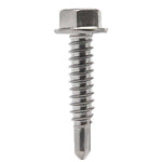 Single #8 tek screw.