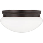 Webster 2 Light 10" Bronze Ceiling Flush Mount Ceiling Light