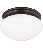 Webster 2 Light 10" Bronze Ceiling Flush Mount Ceiling Light