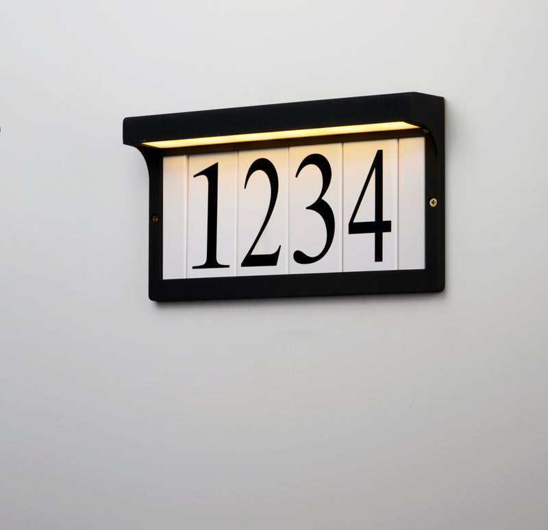 Black Address Light Frame - 53610BK