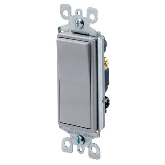 Single Pole Switch, 15 Amp, 120/277 Volt, Gray