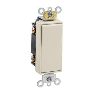 Three Way Switch, 20 Amp, 120/277 Volt, Light Almond