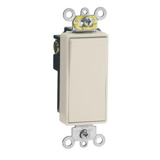 Single Pole Switch, 15 Amp, 120/277 Volt, Light Almond