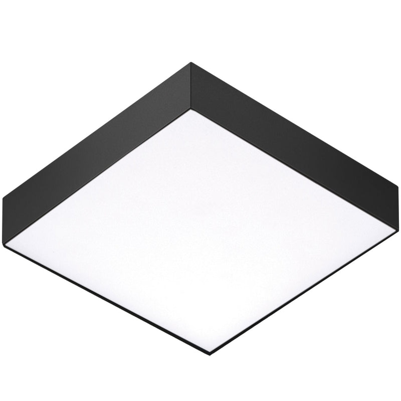 8.5" SQ LED Flush Mount, 1,280 Lumens, 18W, 3000K, 120V, White, Black, or Satin Nickel