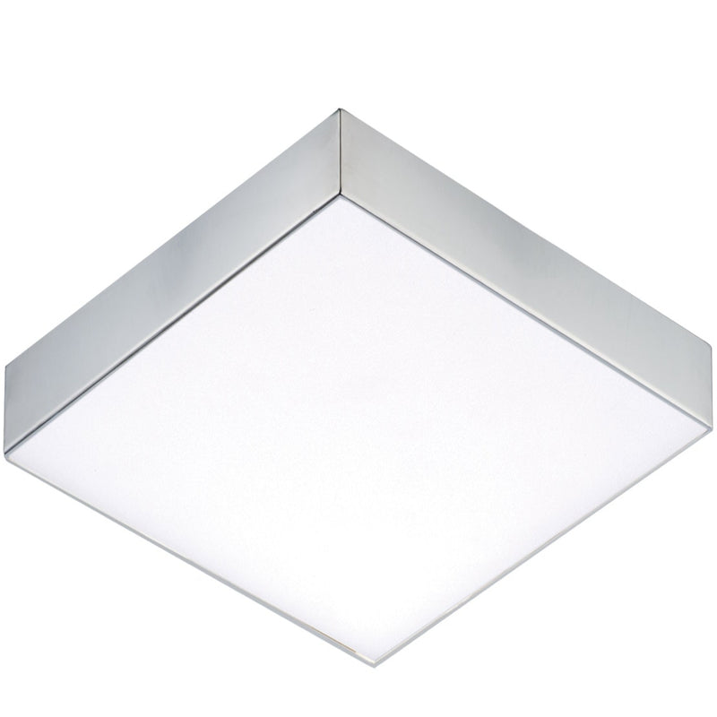 8.5" SQ LED Flush Mount, 1,280 Lumens, 18W, 3000K, 120V, White, Black, or Satin Nickel