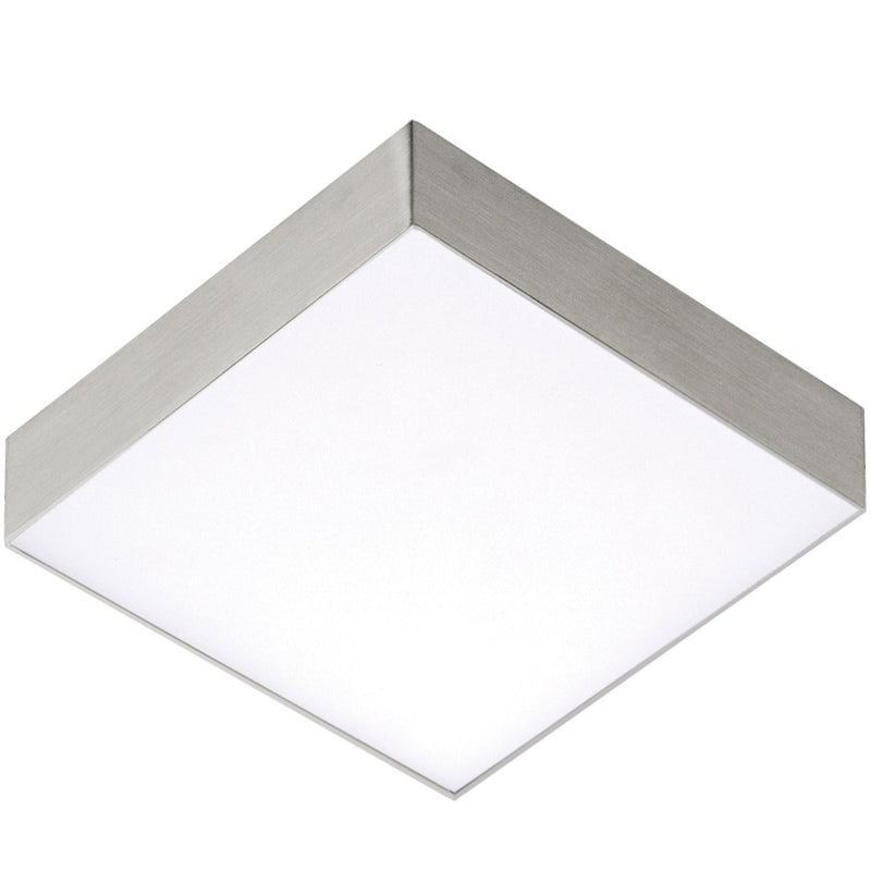 8.5" SQ LED Flush Mount, 1,280 Lumens, 18W, 3000K, 120V, White, Black, or Satin Nickel