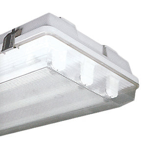 4 Foot 3 Lamp Vapor Tight Fixture, LED Ready, Single End Power