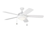 52" Discus Outdoor Fan - White