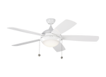 52" Discus Outdoor Fan - White