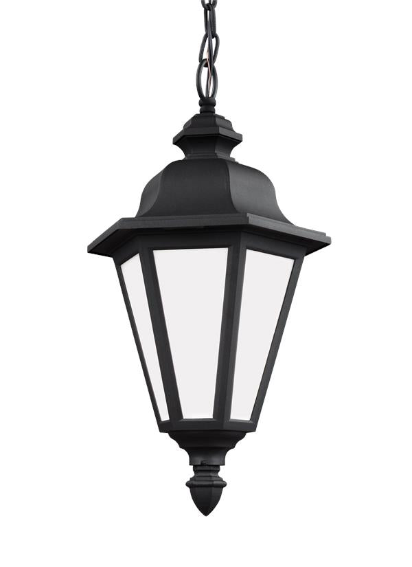 Brentwood Collection - One Light Outdoor Pendant | Finish: Black - 69025-12