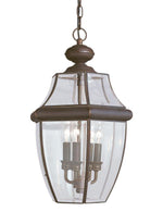 6039EN-71, Three Light Outdoor Pendant , Lancaster Collection